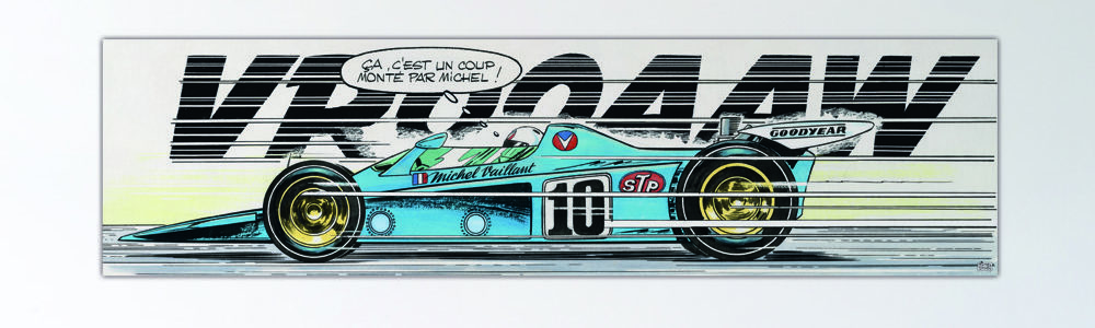 Indianapolis Steve – Dibond sous plexiglas – 66x250 cm