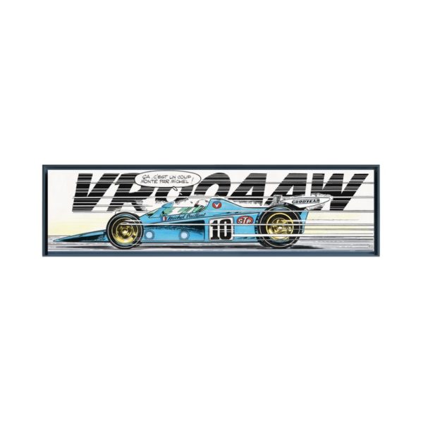 Indianapolis Steve – Papier Fine Art en caisse américaine noire