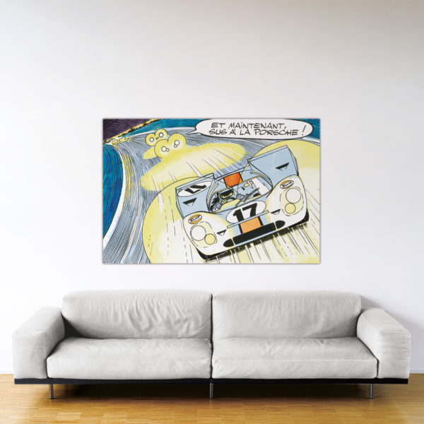 Porsche 917 – Dibond sous plexiglas – 100×150 cm Porsche 917 – Dibond sous plexiglas – 100×150 cm