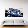 Stewart At Brands Hatch – Dibond sous plexiglas – 100x200 cm