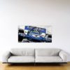 Stewart At Brands Hatch – Dibond sous plexiglas – 75x150 cm