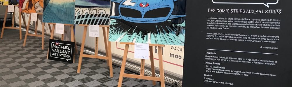 Michel Vaillant Art Strips Exposition Charade Heroes 2018 04