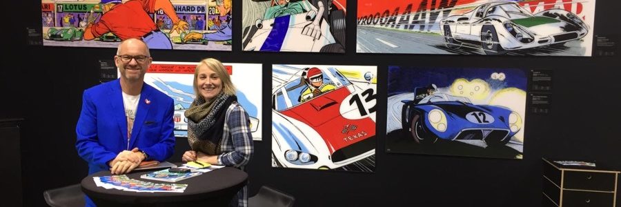 Michel Vaillant Art Strips Expo Retromobile 2019 2