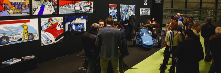 Michel Vaillant Art Strips Expo Retromobile 2019 3