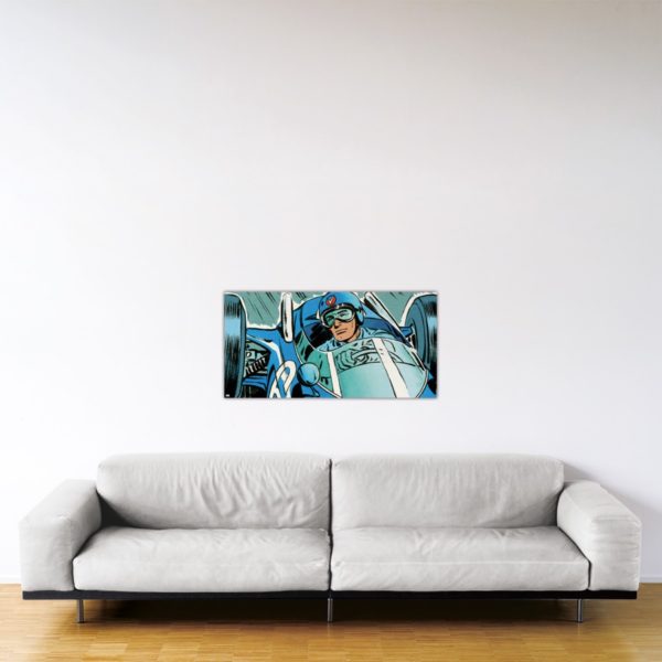 Blue Vaillante Mastery – Dibond sous plexiglas – 50x100 cm Blue Vaillante Mastery – Dibond sous plexiglas – 50x100 cm