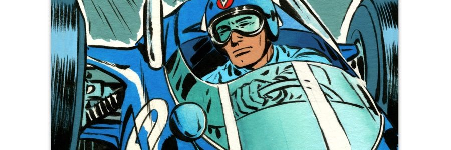 Blue Vaillante Mastery – Dibond sous plexiglas
