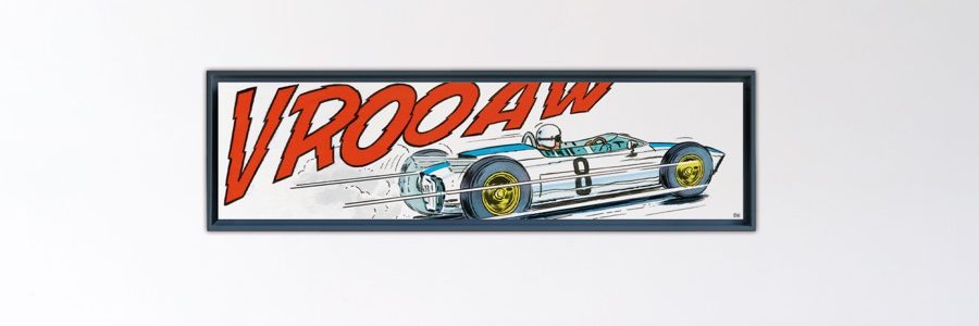 Warson à Monaco – Papier Fine Art en caisse américaine noire – 40x150 cm