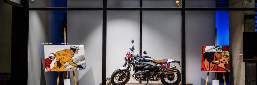 Michel Vaillant Art Strips Expo Motorrad 2019 1