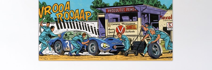 Carrera Mexicana – Dibond sous plexiglas – 100x200 cm