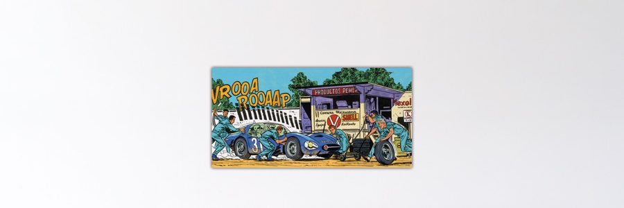 Carrera Mexicana – Dibond sous plexiglas – 50x100 cm
