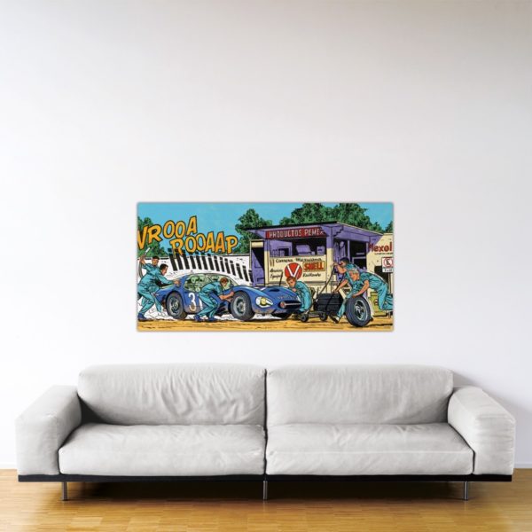 Carrera Mexicana – Dibond sous plexiglas – 75x150 cm Carrera Mexicana – Dibond sous plexiglas – 75x150 cm