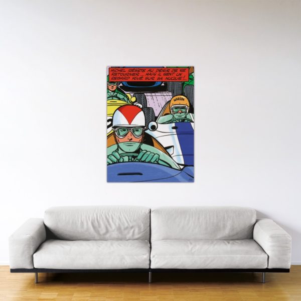 Départ à Francorchamps – Dibond sous plexiglas – 120x90 cm