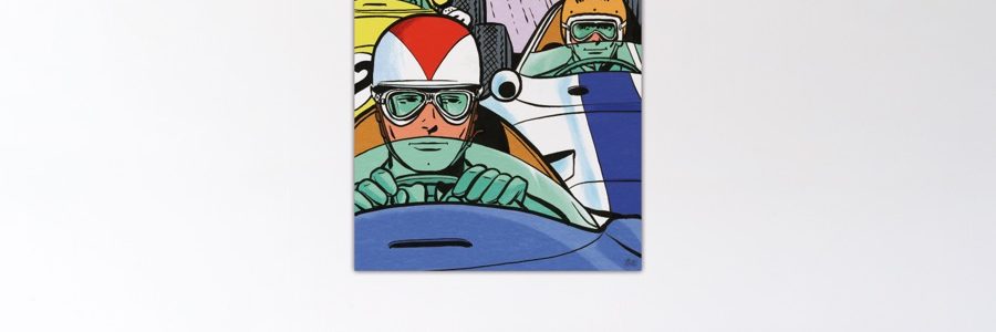 Départ à Francorchamps – Dibond sous plexiglas – 120x90 cm