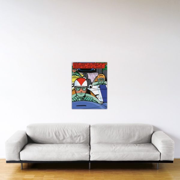 Départ à Francorchamps – Dibond sous plexiglas – 80x60 cm