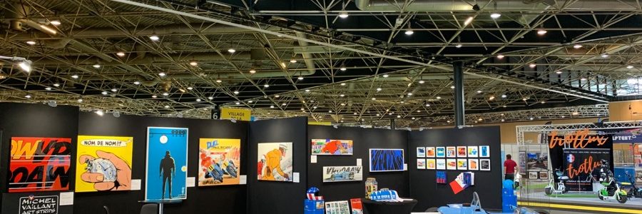 michel Vaillant Art Strips Exposition Salon Automobile Lyon 04