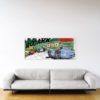 Michel Vaillant Art Strips - Nurburgring Cliffhanger – Dibond sous plexiglas – 60x150 cm