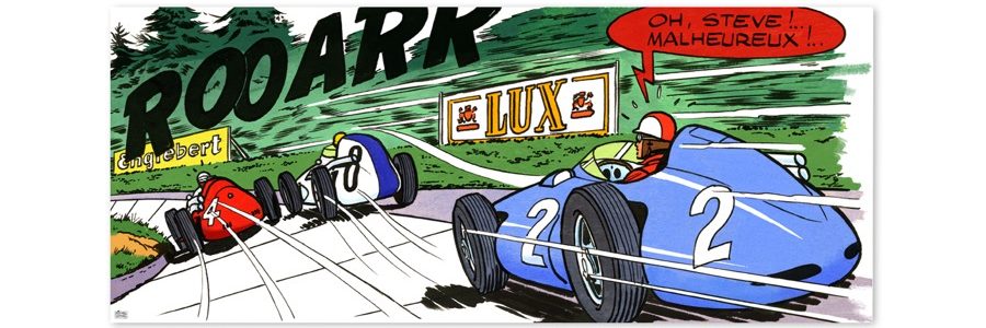 Nürburgring cliffhanger – Dibond sous plexiglas