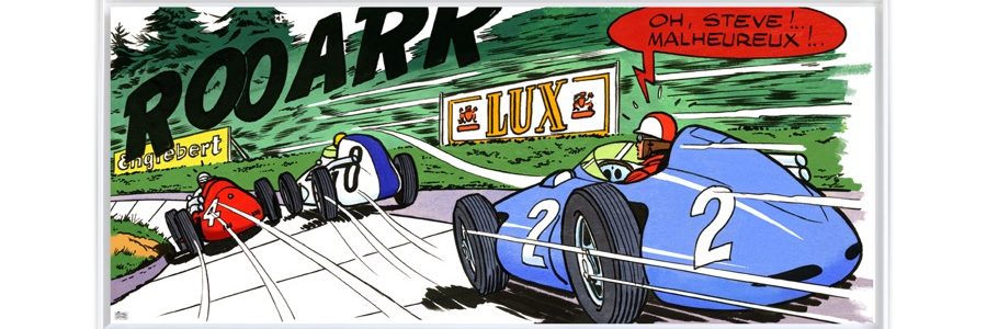 Nürburgring cliffhanger – Papier Fine Art en caisse américaine blanche