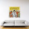 Michel Vaillant Art Strips - Jacky Superstar  – Dibond sous plexiglas – 120×120 cm Michel Vaillant Art Strips - Jacky Superstar – Dibond sous plexiglas – 120×120 cm