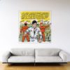 Michel Vaillant Art Strips - Jacky Superstar  – Dibond sous plexiglas – 140×140 cm Michel Vaillant Art Strips - Jacky Superstar – Dibond sous plexiglas – 140×140 cm