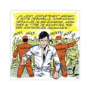 Jacky superstar – Dibond sous plexiglas