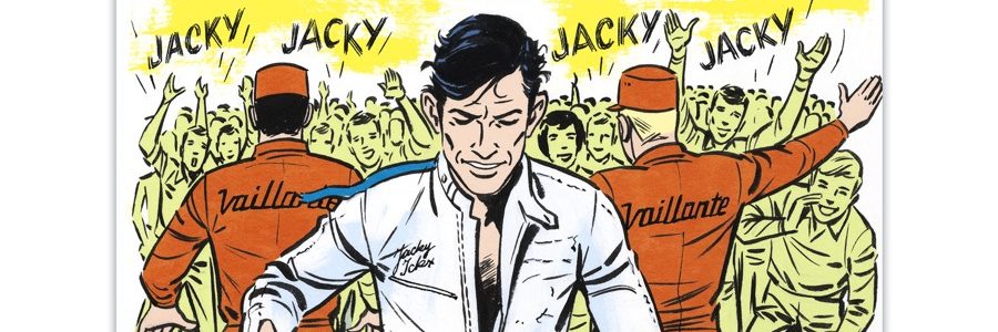 Jacky superstar – Dibond sous plexiglas