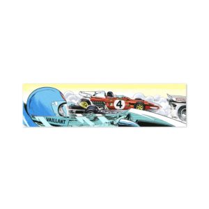 Ickxs-Ferrari – Dibond sous plexiglas