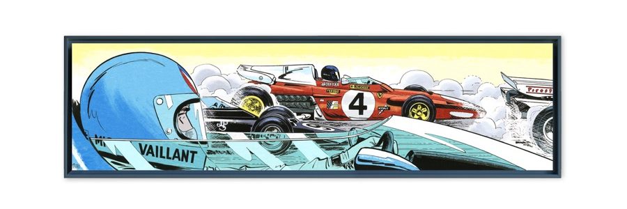 Ickxs-Ferrari – Papier Fine Art en caisse américaine noire