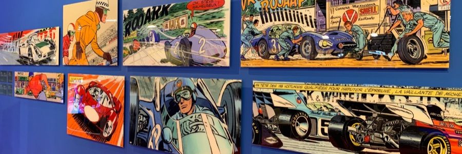 Michel Vaillant Art Strips Brussels Motor Show 01