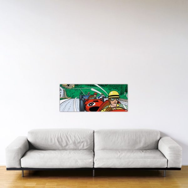 Michel Vaillant Art Strips – Aspiration – Dibond sous plexiglas – 40x100 cm Michel Vaillant Art Strips – Aspiration – Dibond sous plexiglas – 40x100 cm