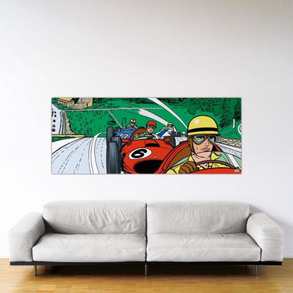 Michel Vaillant Art Strips – Aspiration – Dibond sous plexiglas – 80x200 cm Michel Vaillant Art Strips – Aspiration – Dibond sous plexiglas – 80x200 cm