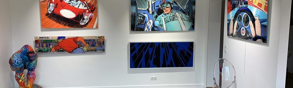 Michel Vaillant Art Strip Exposition Le Castel Lux 02
