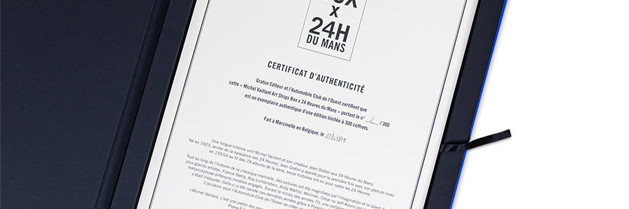 Michel Vaillant Art Strip Box X 24h Du Mans 03