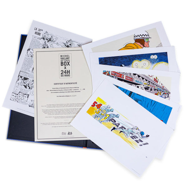 Michel Vaillant Art Strip Box X 24h Du Mans 04 Michel Vaillant Art Strip Box X 24h Du Mans 04