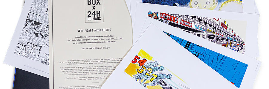Michel Vaillant Art Strip Box X 24h Du Mans 04