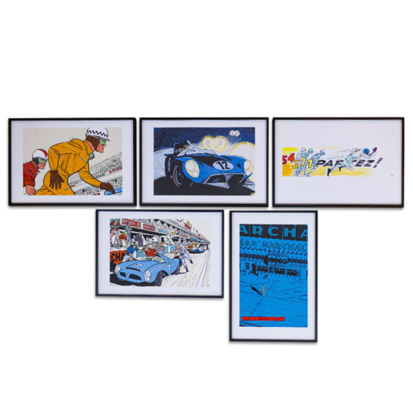 Michel Vaillant Art Strip Box X 24h Du Mans 07 Michel Vaillant Art Strip Box X 24h Du Mans 07
