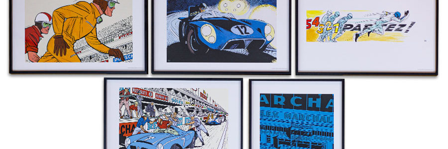 Michel Vaillant Art Strip Box X 24h Du Mans 07
