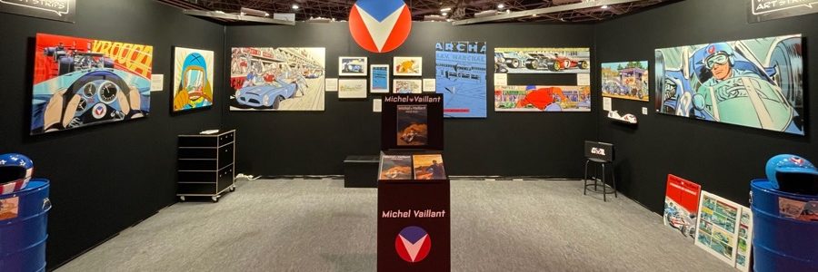 Michel Vaillant Art Strips Exposition Epoqu Auto 1957