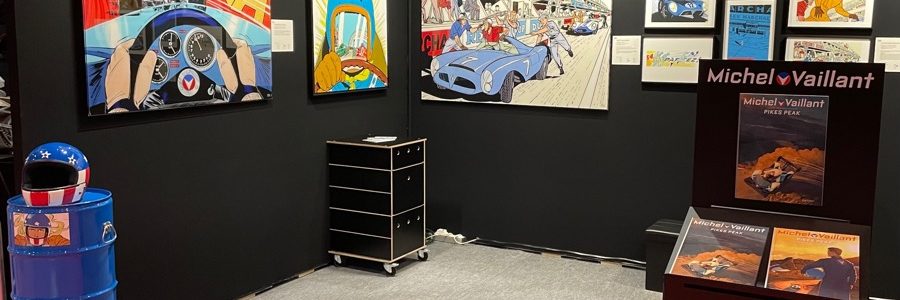 Michel Vaillant Art Strips Exposition Epoqu Auto 1958