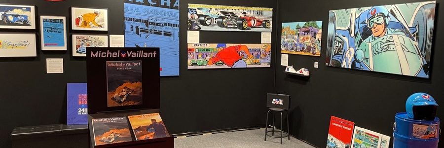 Michel Vaillant Art Strips Exposition Epoqu Auto 1959