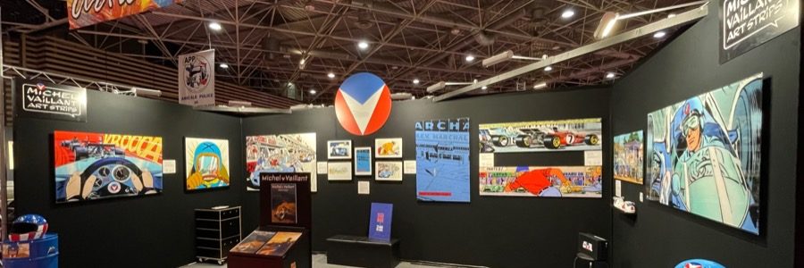 Michel Vaillant Art Strips Exposition Epoqu Auto 1974