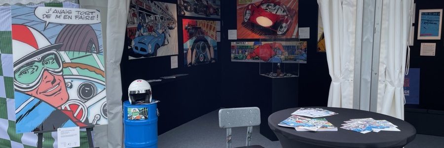 Michel Vaillant Art Strips Exposition Le Mans Classic 2022 00001