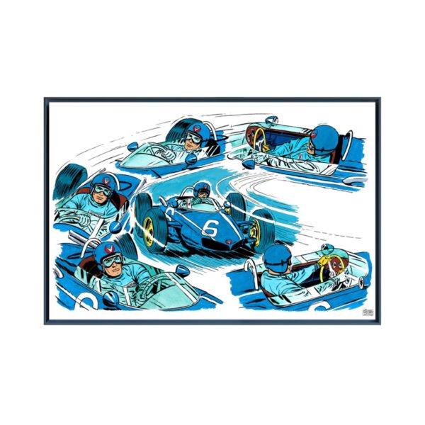 Leçons de pilotage – Papier Fine Art en caisse américaine noire