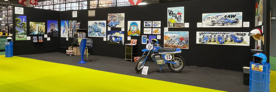 Michel Vaillant Art Strips Exposition Retromobile 2024 01