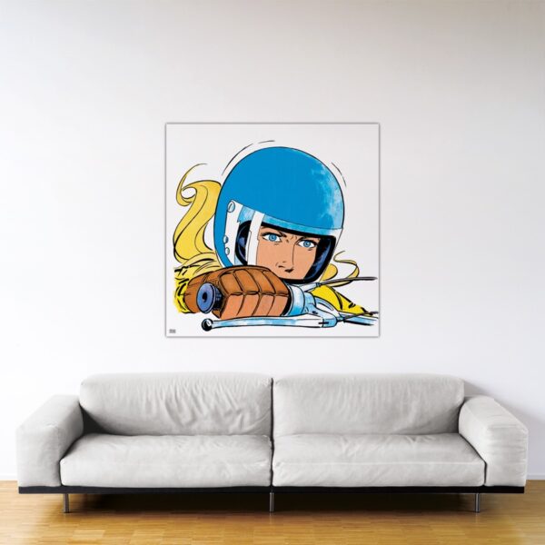 Michel Vaillant Art Strips – Julie sort des flammes – 120x120 Michel Vaillant Art Strips – Julie sort des flammes – 120x120