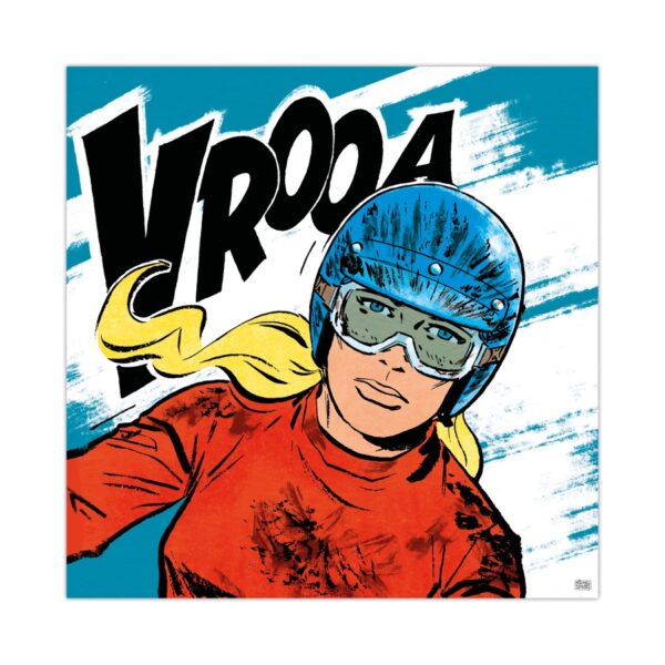 Julie sort des flammes – Dibond sous plexiglas Julie sort des flammes – Dibond sous plexiglas