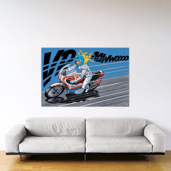 Michel Vaillant Art Strips - Clap de fin au Bol d'Or - 100x150 Michel Vaillant Art Strips - Clap de fin au Bol d'Or - 100x150