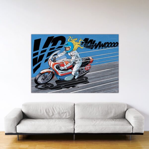 Michel Vaillant Art Strips - Clap de fin au Bol d'Or - 120x180 Michel Vaillant Art Strips - Clap de fin au Bol d'Or - 120x180