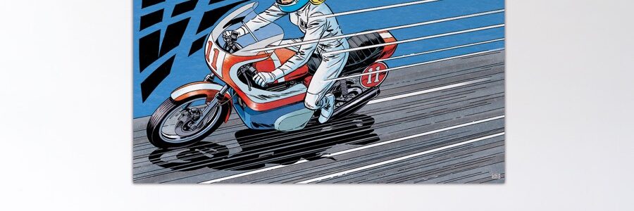 Michel Vaillant Art Strips - Clap de fin au Bol d'Or - 120x180