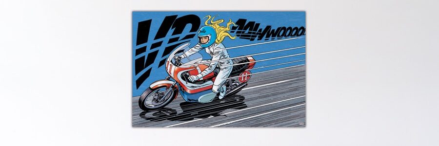 Michel Vaillant Art Strips - Clap de fin au Bol d'Or - 80x120